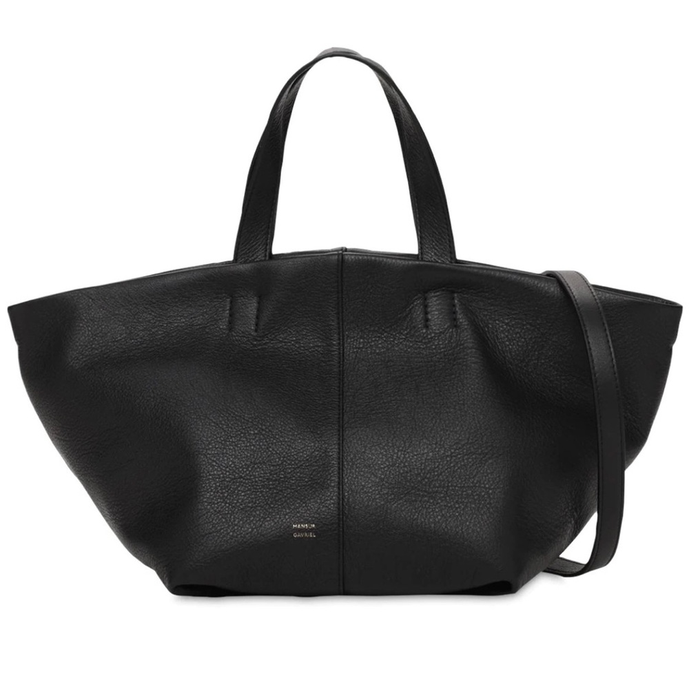 Black Mansur Gavriel Tulipano Leather Bag